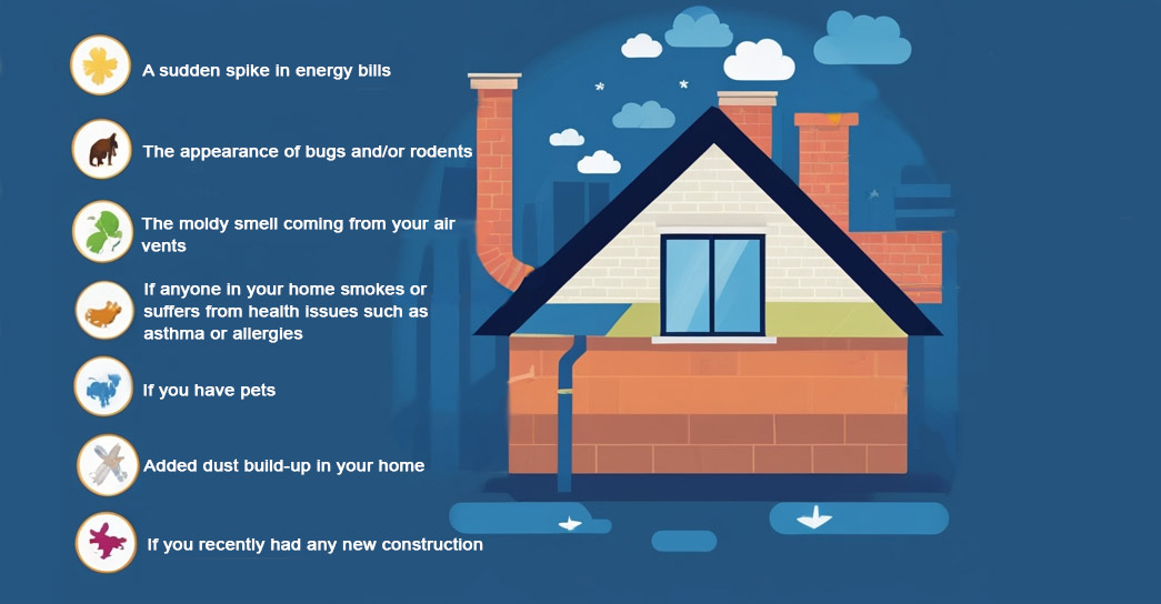Signs It Is Time For Air Duct Cleaning